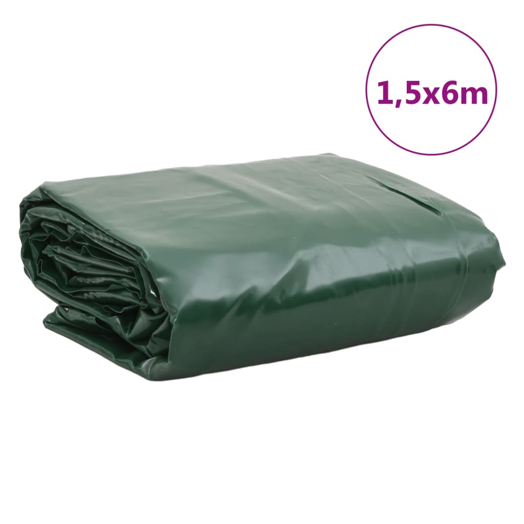 Tarpaulin Green 1,5x6 m 650 g/m²