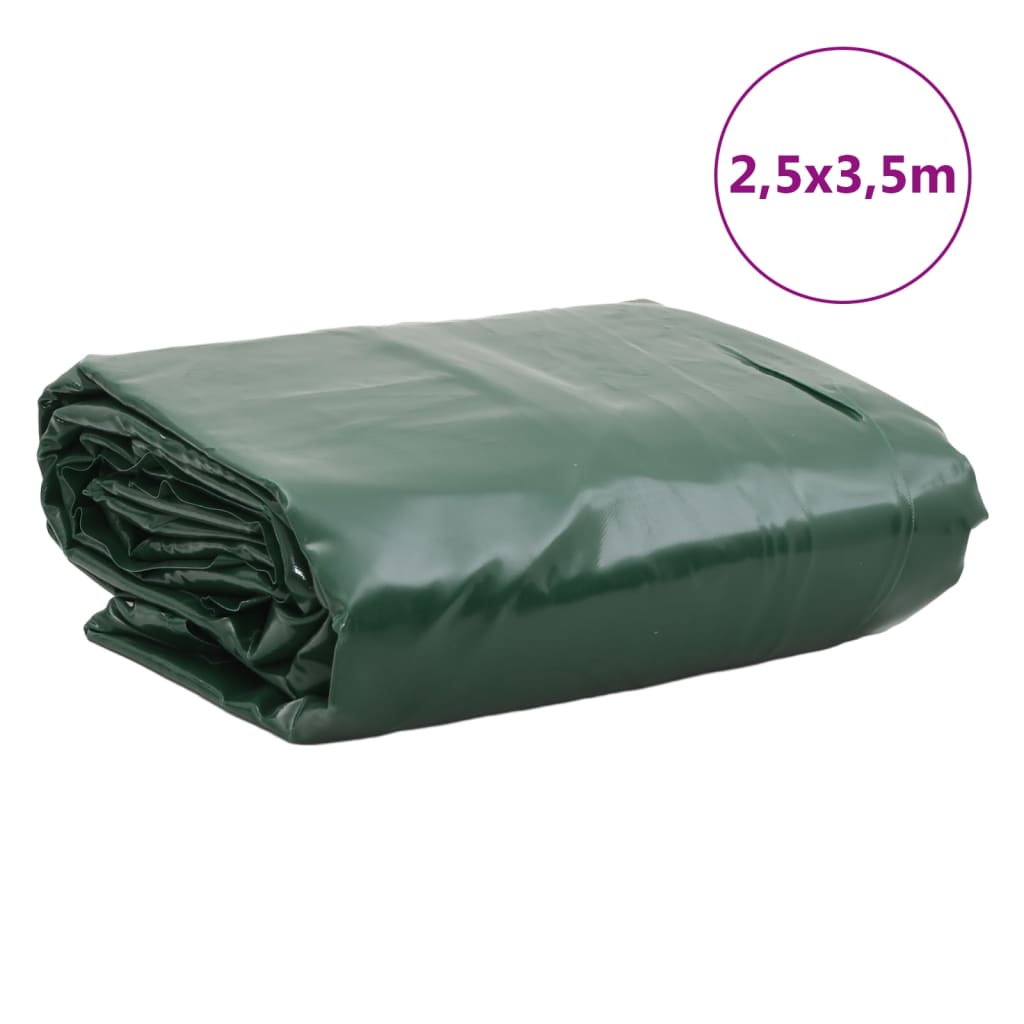 Tarpaulin Green 2,5x3,5 m 650 g/m²