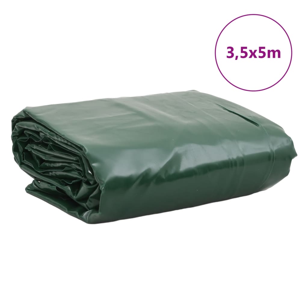 Tarpaulin Green 3,5x5 m 650 g/m²