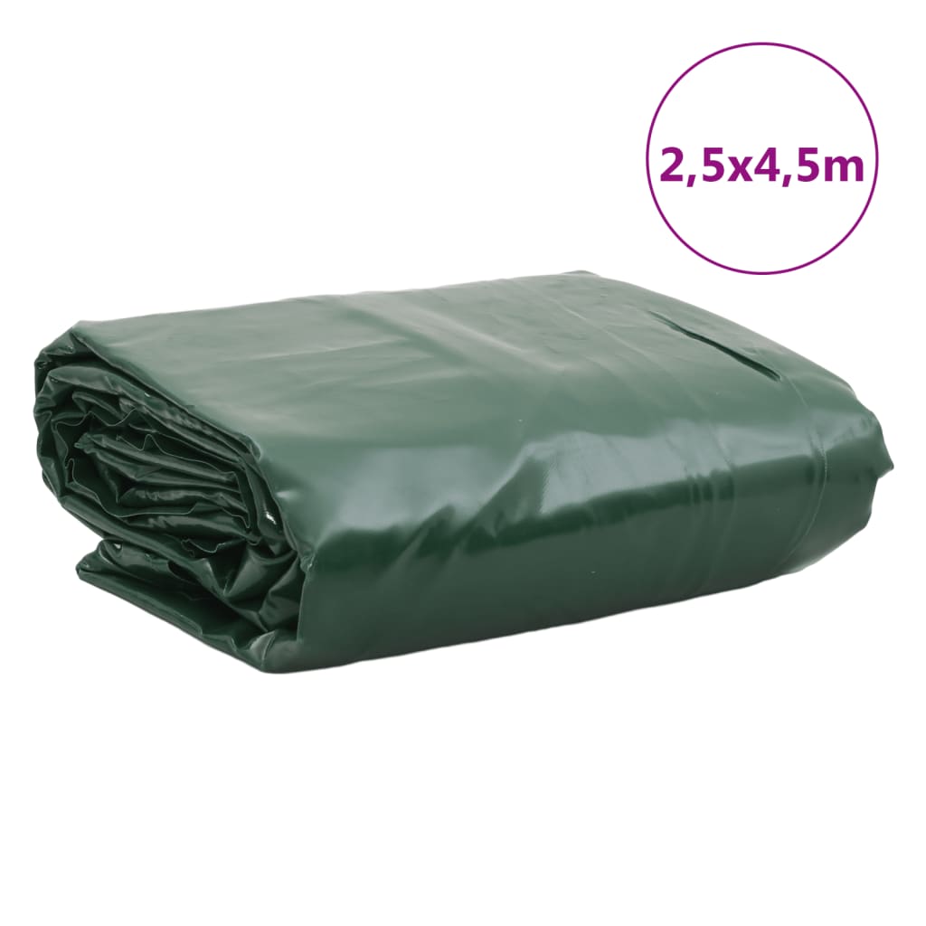 Tarpaulin Green 2,5x4,5 m 650 g/m²