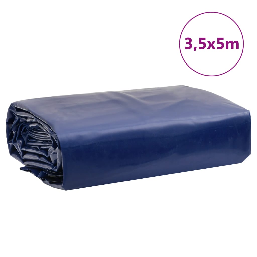 Tarpaulin Blue 3,5x5 m 650 g/m²