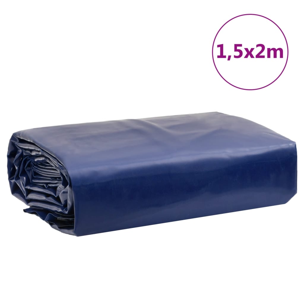 Tarpaulin Blue 1,5x2 m 650 g/m²