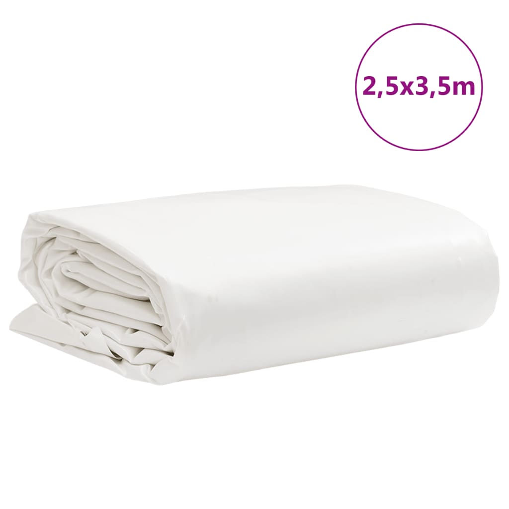 Tarpaulin White 2,5x3,5 m 650 g/m²