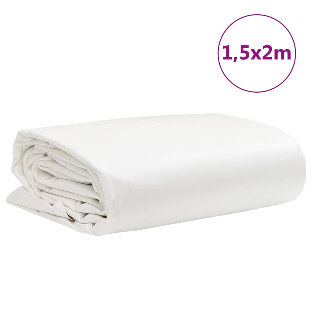 Tarpaulin White 1,5x2 m 650 g/m²
