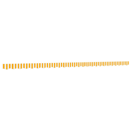 Awning Valance Replacement Yellow and White Stripe 600 cm