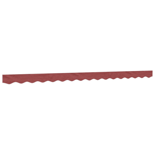 Awning Valance Replacement Burgundy Stripe 400 cm