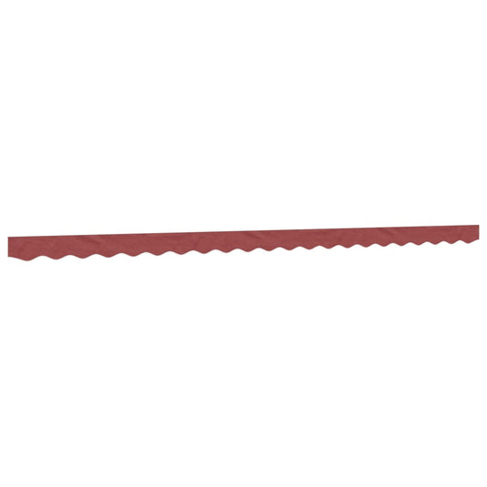 Awning Valance Replacement Burgundy Stripe 500 cm