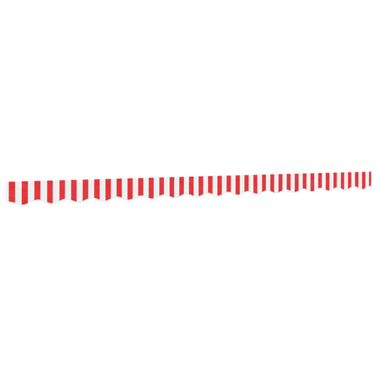 Awning Valance Replacement Red and White Stripe 400 cm