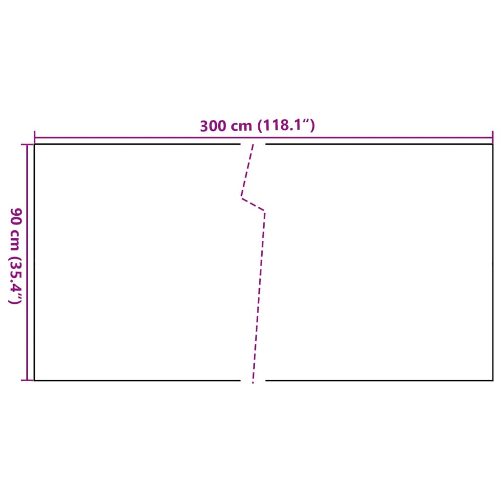 Balcony Screen Anthracite 300x90 cm Poly Rattan
