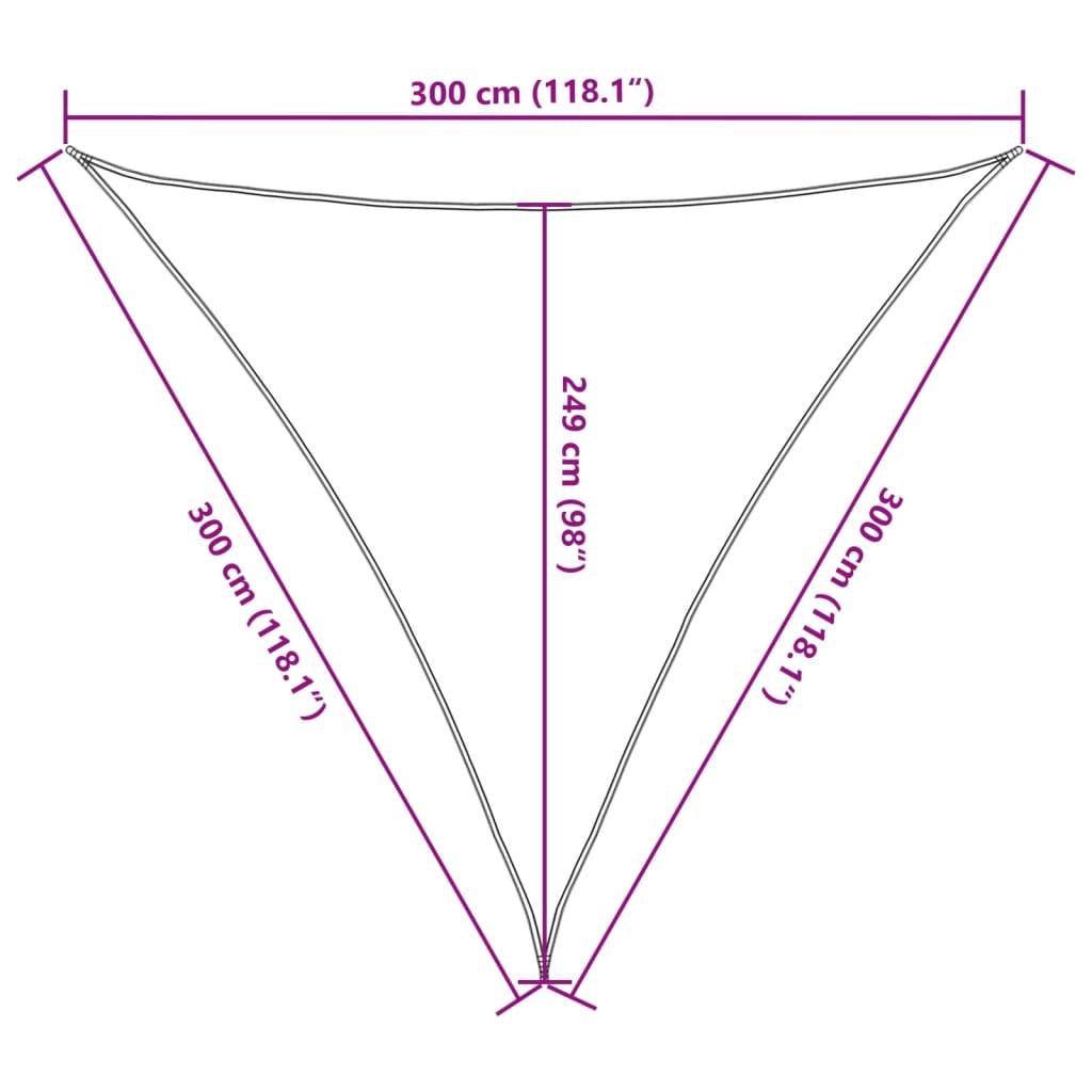 Sun Shade Sail | Sand | 100% polyester oxford with a PU coating