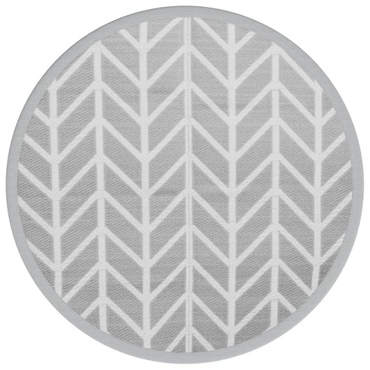 Outdoor Carpet ARAKIL Grey Ø160 cm PP