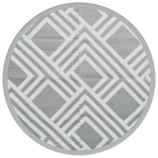 Outdoor Carpet ARAKIL Grey Ø160 cm PP