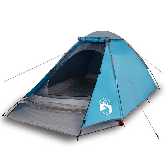 Camping Tent Dome 2-Person Blue Waterproof