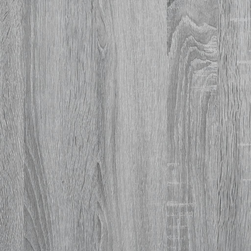 Baker's Rack Grey Sonoma 90x40x84 cm Engineered Wood and Metal
