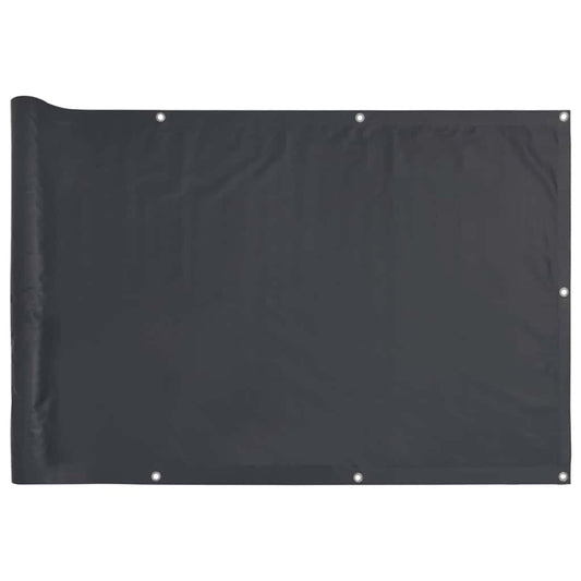 Balcony Privacy Screen Anthracite 300x90 cm PVC