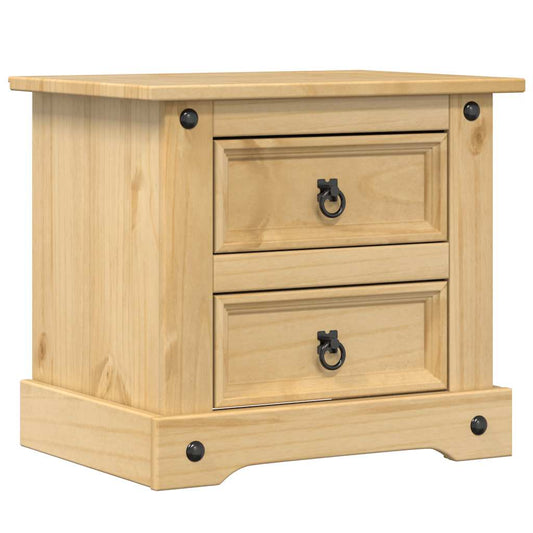 Bedside Cabinet Corona 53x39x47 cm Solid Wood Pine