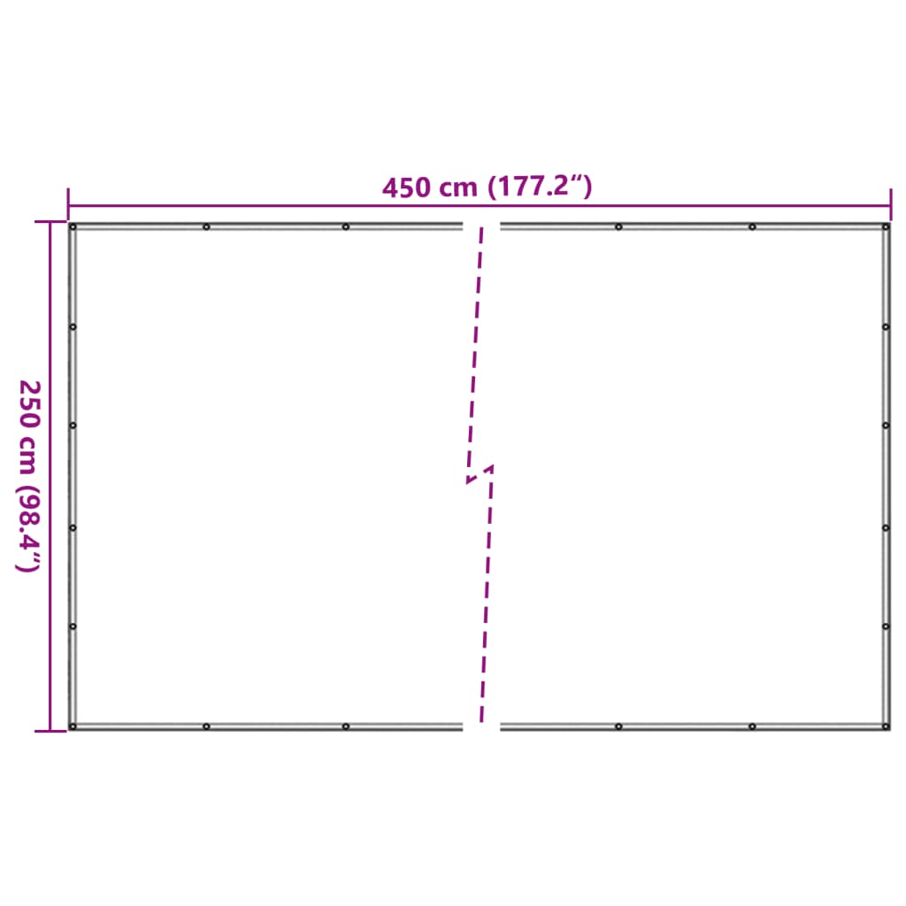 Trailer Net Green 2.5x4.5 m HDPE