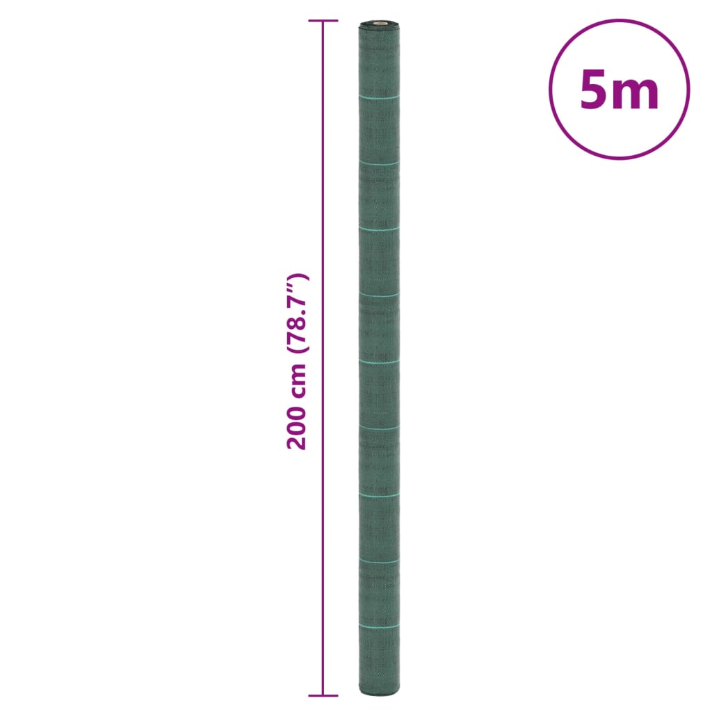 Weed Membrane Green 2x5 m PP
