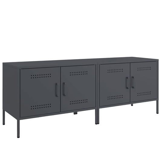 TV Cabinets 2 pcs Anthracite 68x39x50.5 cm Steel