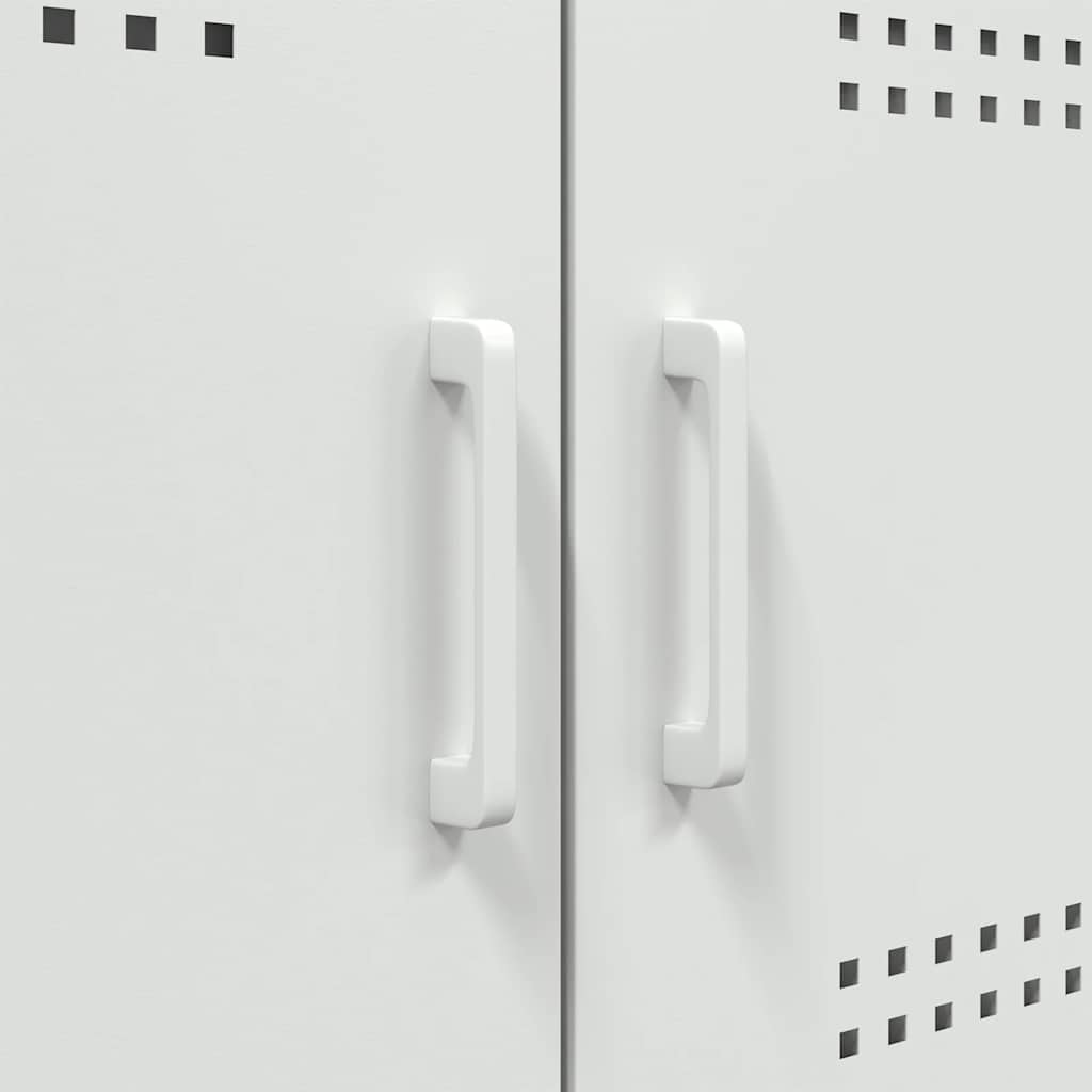 TV Cabinet White 68x39x50.5 cm Steel