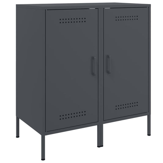 Sideboards 2 pcs Anthracite 36x39x79 cm Steel
