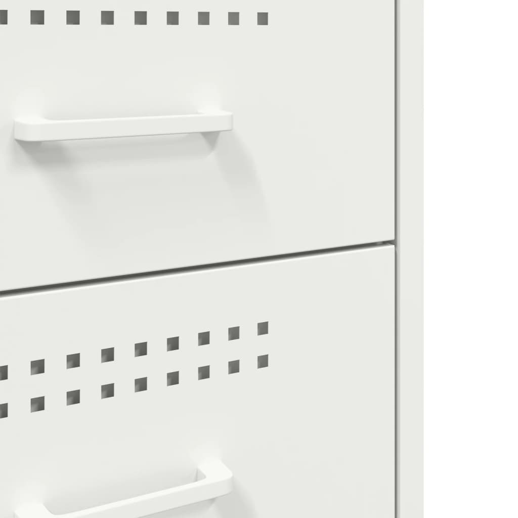 Bedside Cabinet | White | Cold-rolled steel | Standard | Adjustable Feet