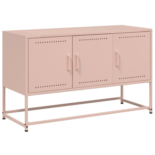 TV Cabinet Pink 100.5x39x60.5 cm Steel