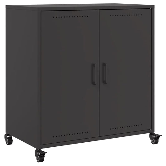 Sideboard Black 68x39x72 cm Steel