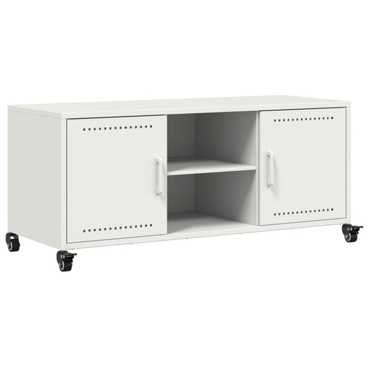 TV Cabinet White 100.5x39x43.5 cm Steel
