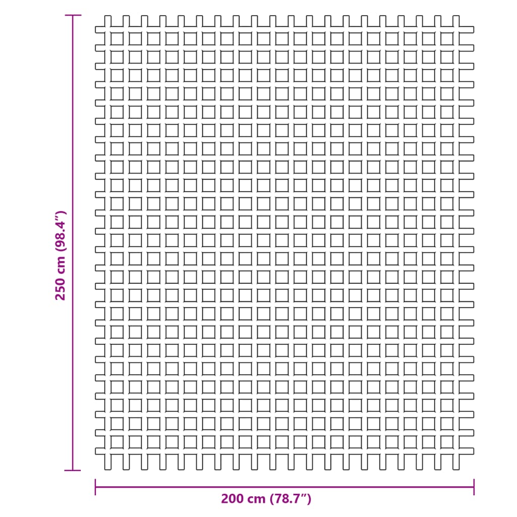 Tent Carpet Blue 2.5x2 m