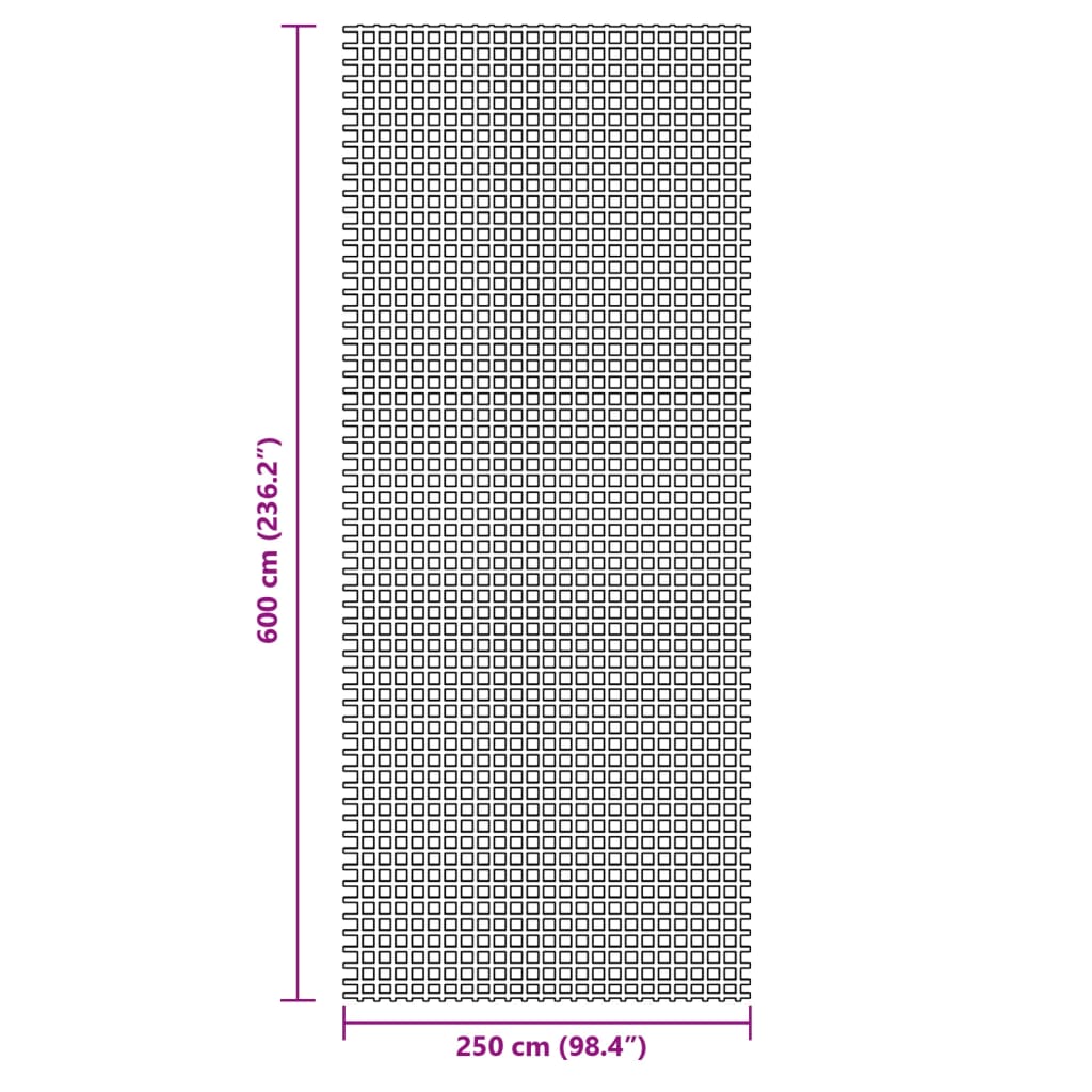 Tent Carpet Blue 6x2.5 m