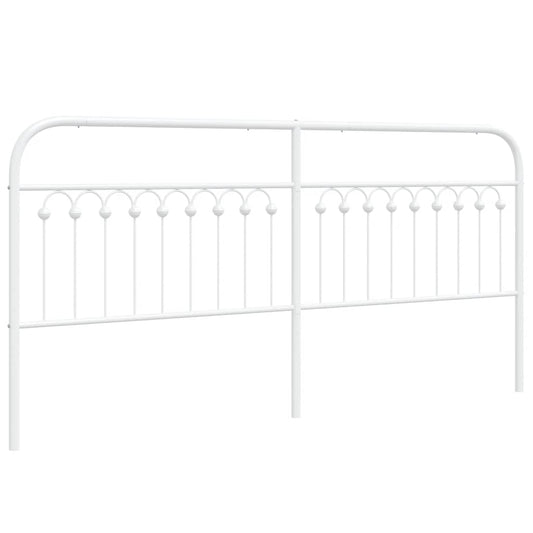 Metal Replace Headboard White 193 cm