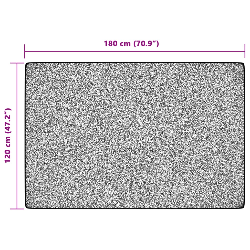 Indoor & Outdoor Rug Short Pile Multicolour 120x180 cm
