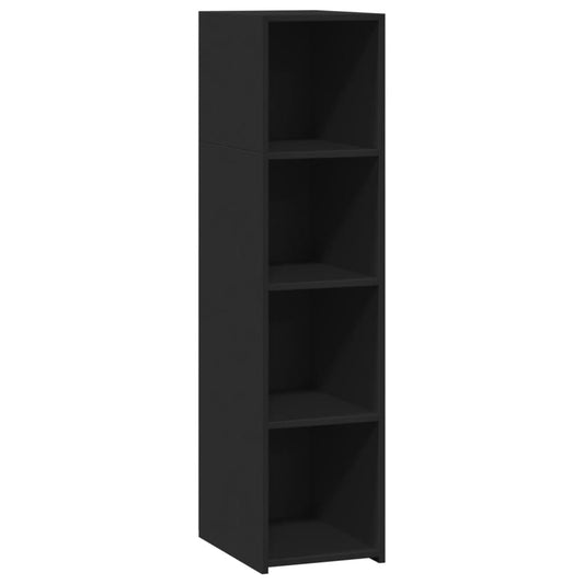 Highboard Black 30x41x124 cm Engineered Wood