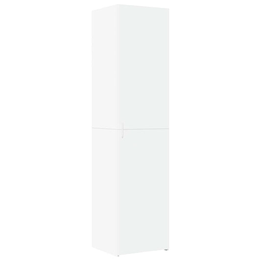 Highboard White 45x42,5x185 cm Engineered Wood
