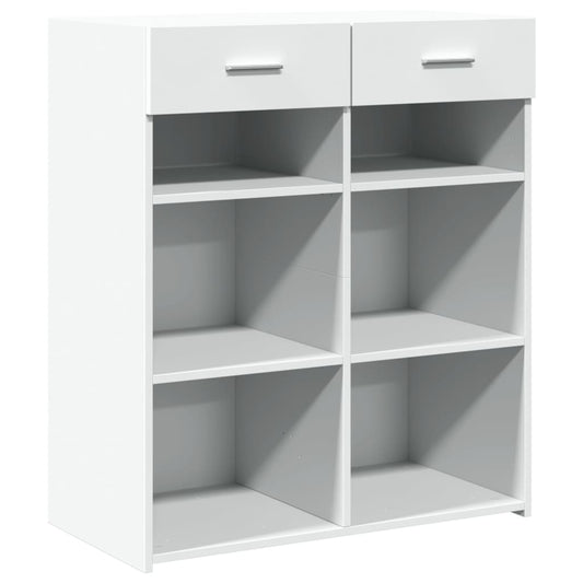 Sideboard White 80x42.5x93 cm Engineered Wood