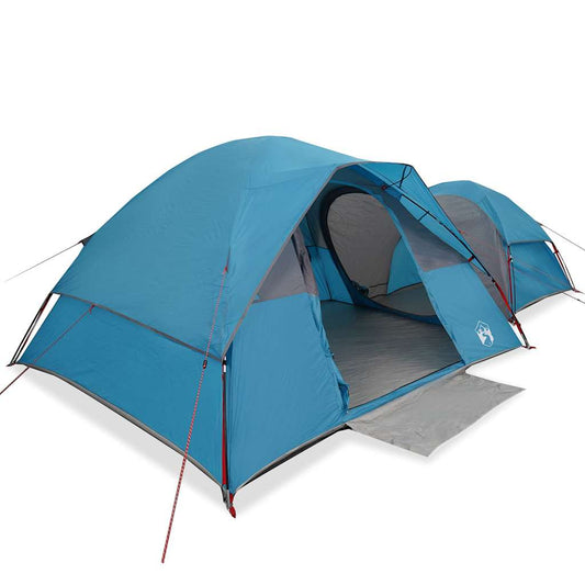 Camping Tent 5-Person Blue Waterproof
