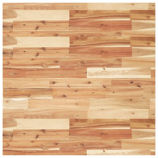 Table Top Square 80x80x4 cm Solid Wood Acacia