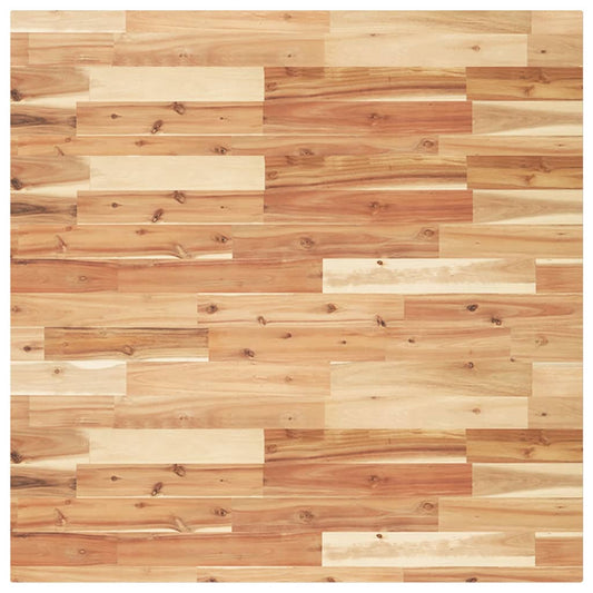 Table Top Square 90x90x4 cm Solid Wood Acacia