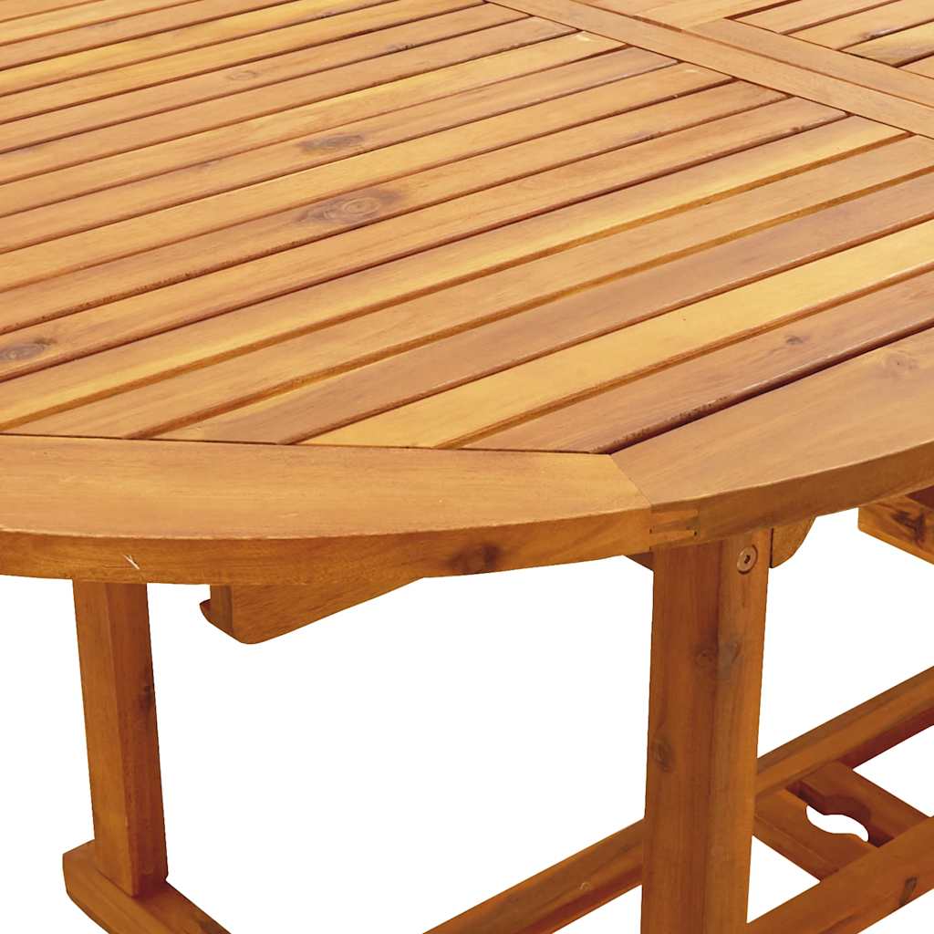 Garden Dining Set | Black | Solid Acacia wood | Medium
