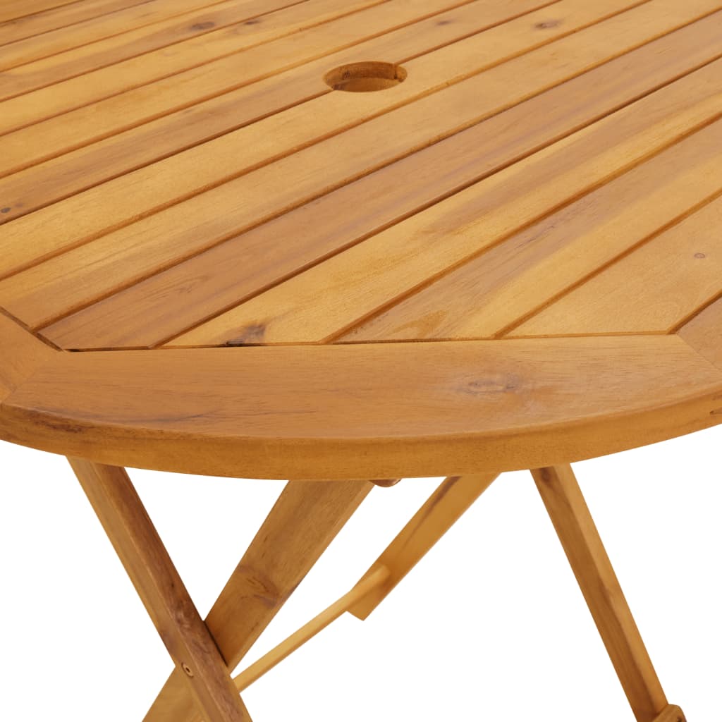 Bistro Set | Beige | Solid acacia wood with an oil finish, Polypropylene