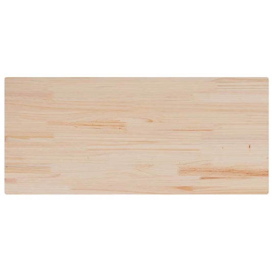 Table Top 90x40x1.7 cm Rectangular Solid Wood Pine