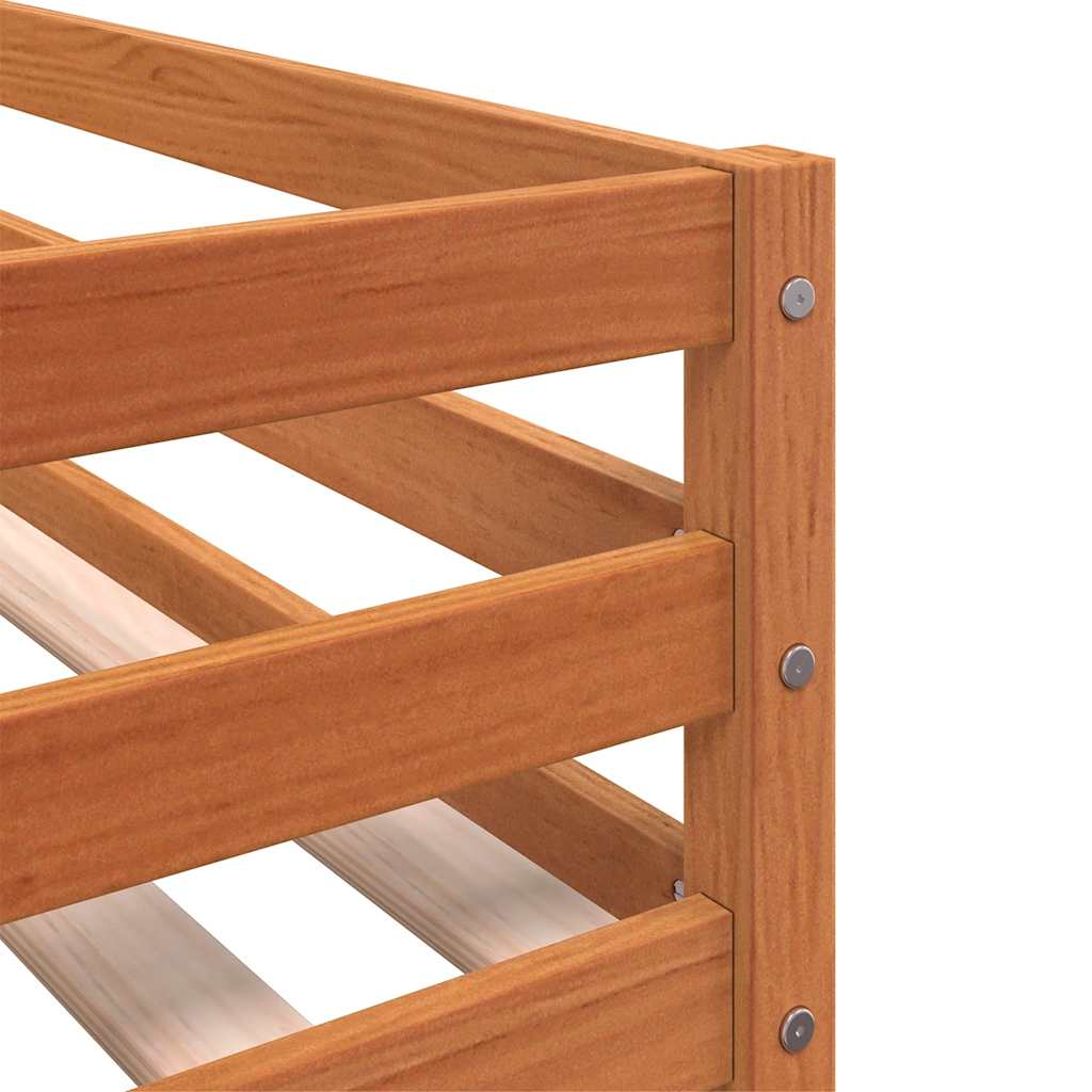 Bunk Bed without Mattress Blue 90x190 cm Single Solid Wood Pine