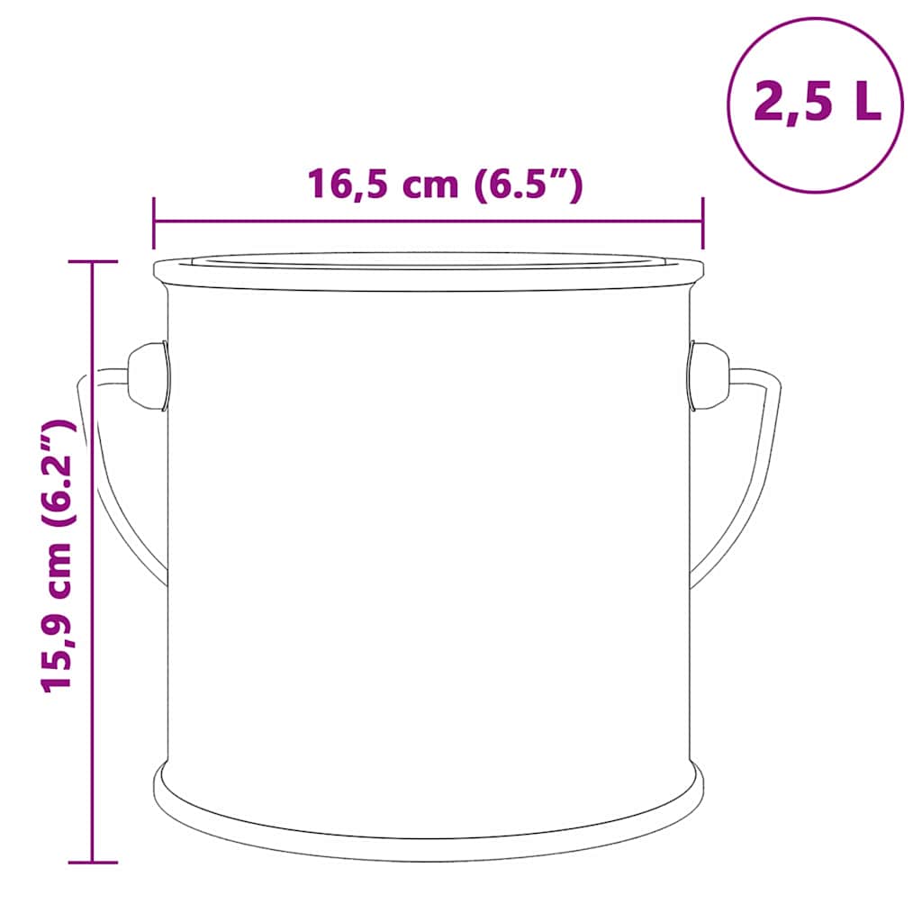 Wall Paint Grey 2.5 L Wall Print