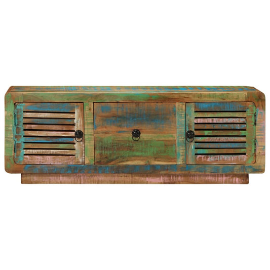 TV Cabinet 110x30x40 cm Solid Wood Reclaimed