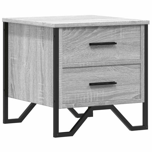 Bedside Cabinet Grey Sonoma 40x41x40 cm Engineered Wood