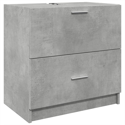 Sink Cabinet | Concrete grey | Engineered wood | Regular | Sink Cabinet