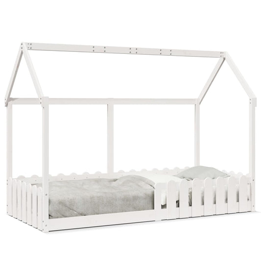 Kids'House Bed Frame without Mattress White 90x200 cm