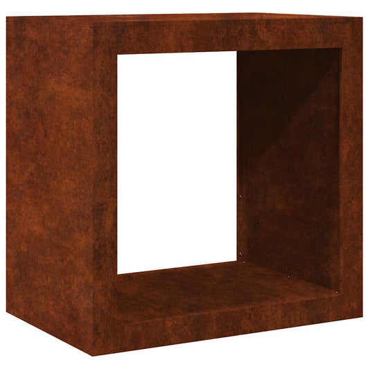 Firewood Rack 23.6x15.7x23.6" Weathering Steel