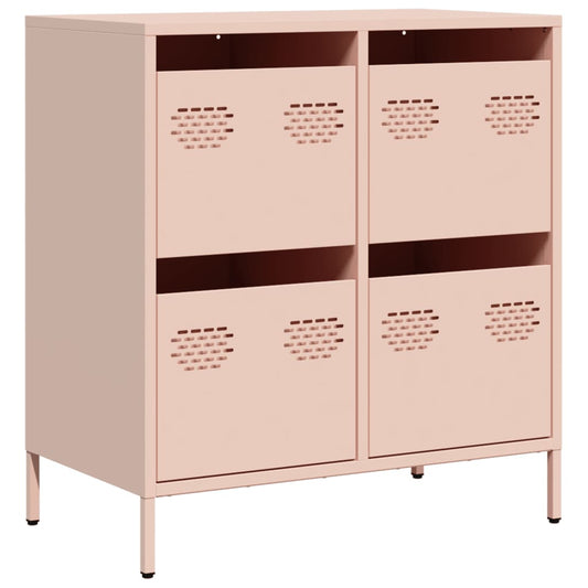 Sideboard Pink 68x39x73.5 cm Cold-rolled Steel